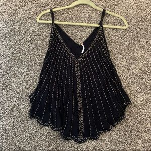 Free people free fly embellished cami